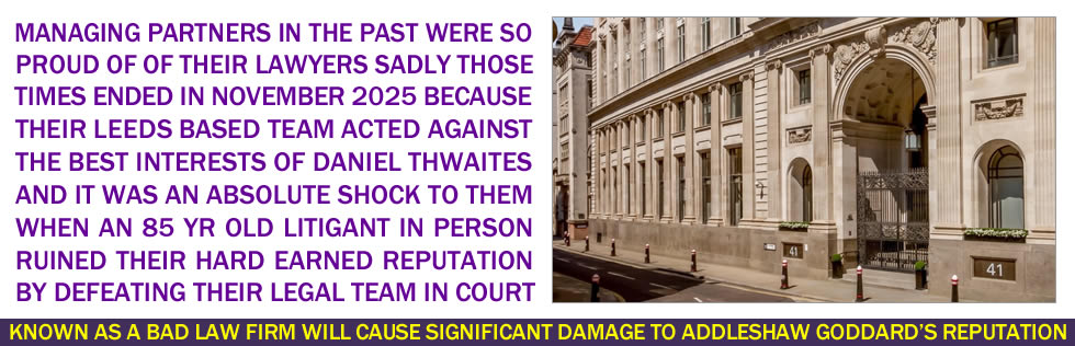 Addleshaw Goddard Overwhelmed